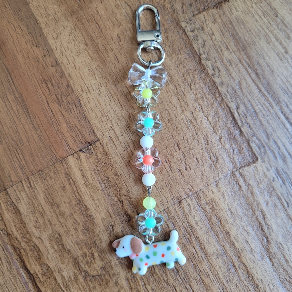 New Colorful Beaded Dog Backpack  Or Purse Charm